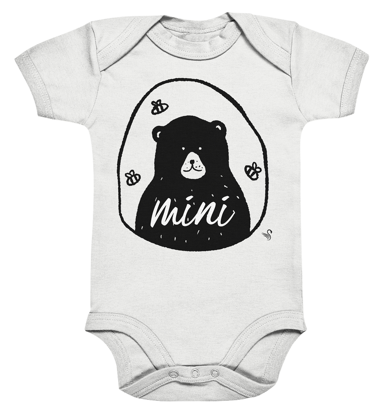 Mini bear bear bee - Organic Baby Bodysuit