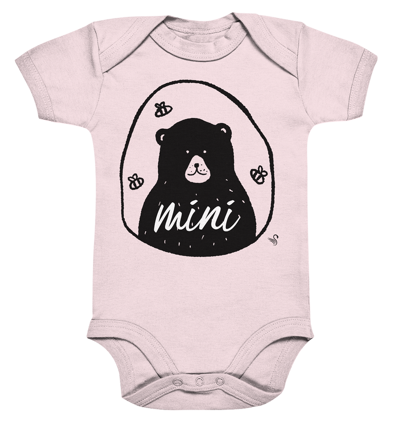 Mini bear bear bee - Organic Baby Bodysuit