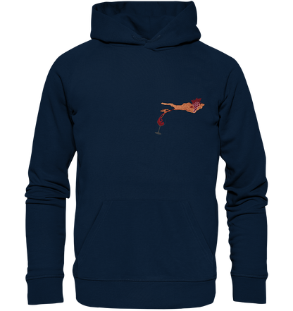 Hoodie mit Wein Motiv