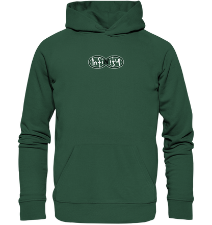 Hoodie Two Oval Emblems Women