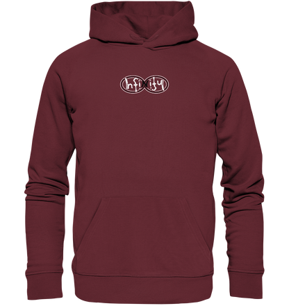 Hoodie Two Oval Emblems Women