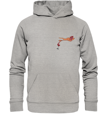 Hoodie mit Wein Motiv