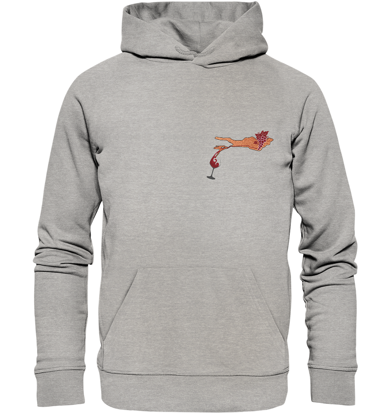 Hoodie mit Wein Motiv