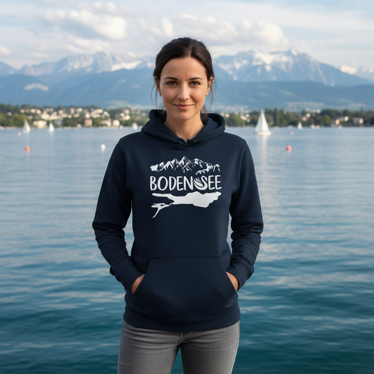 Lake Constance Mountains Hoodie