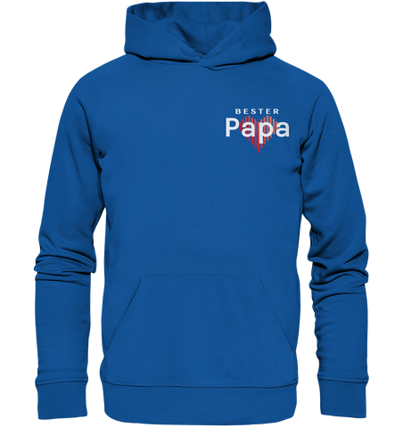 Bester Papa mit Herz - Organic Hoodie