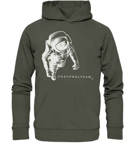 unaufhaltsam astronaut - Organic Hoodie