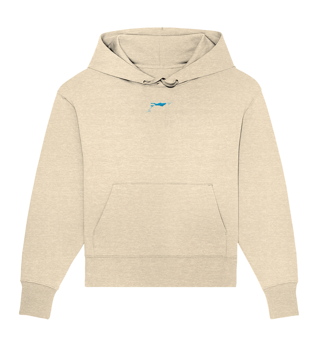 Bodenseehauch - Organic Oversize Hoodie (Stick)