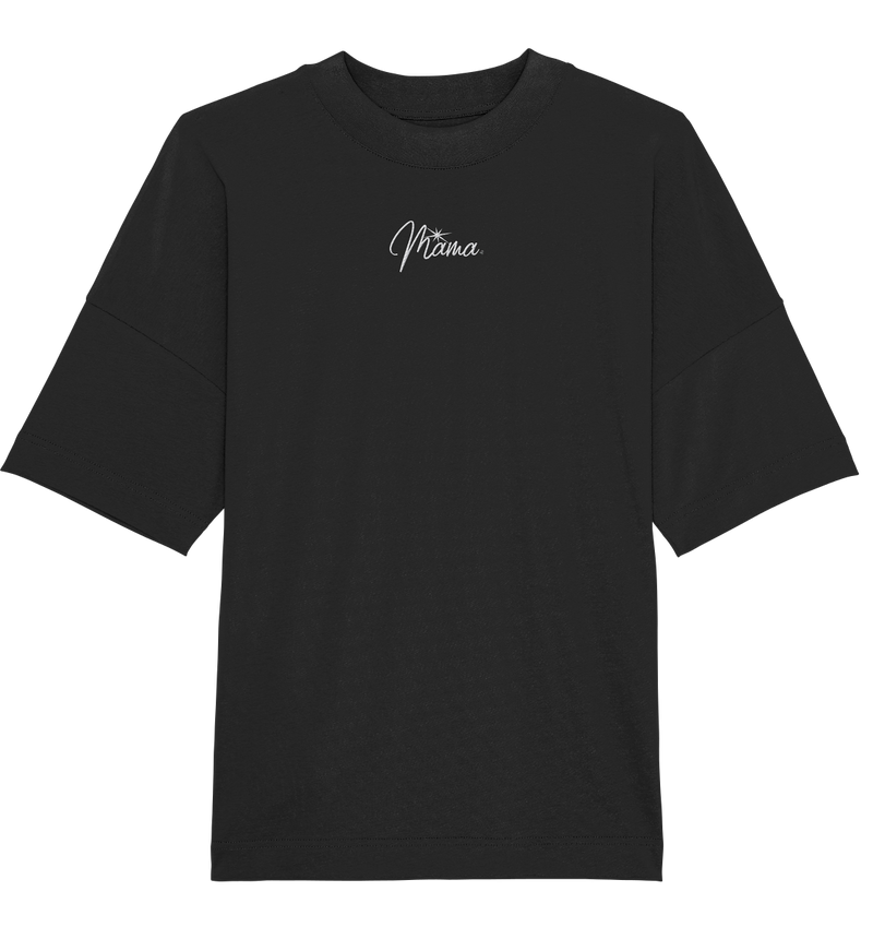 mama weiß - Organic Oversize Shirt (Embroidery)