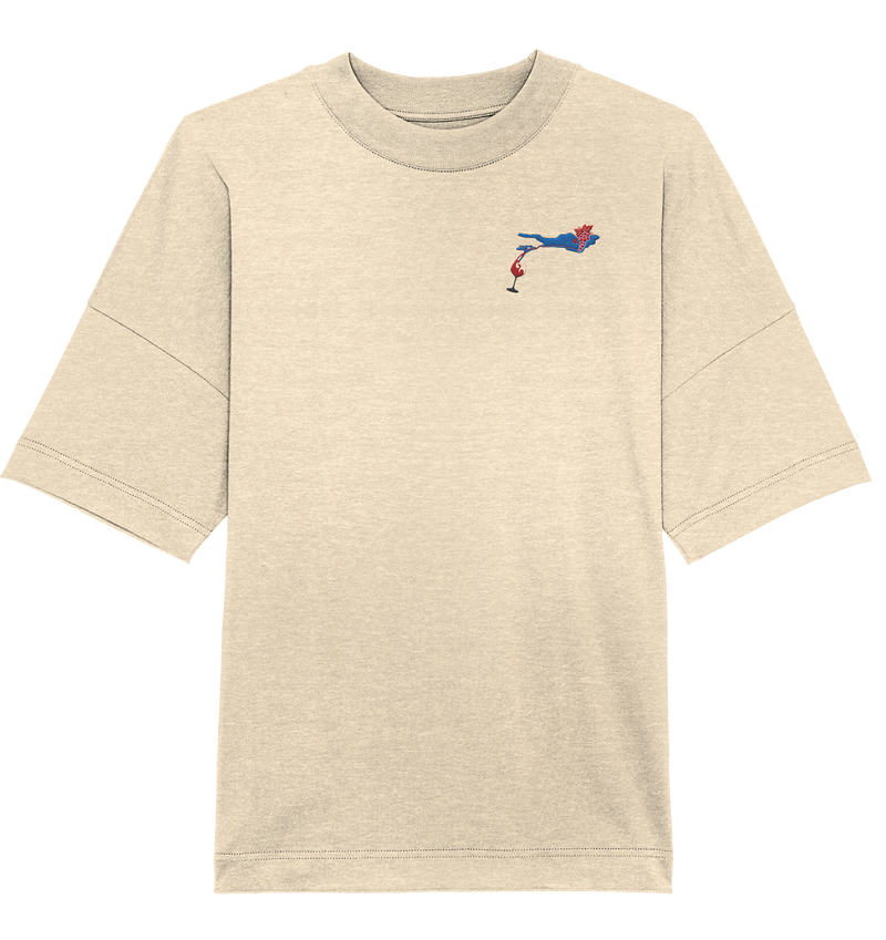 Weindesign Embroidery - Organic Oversize Shirt (Embroidery)