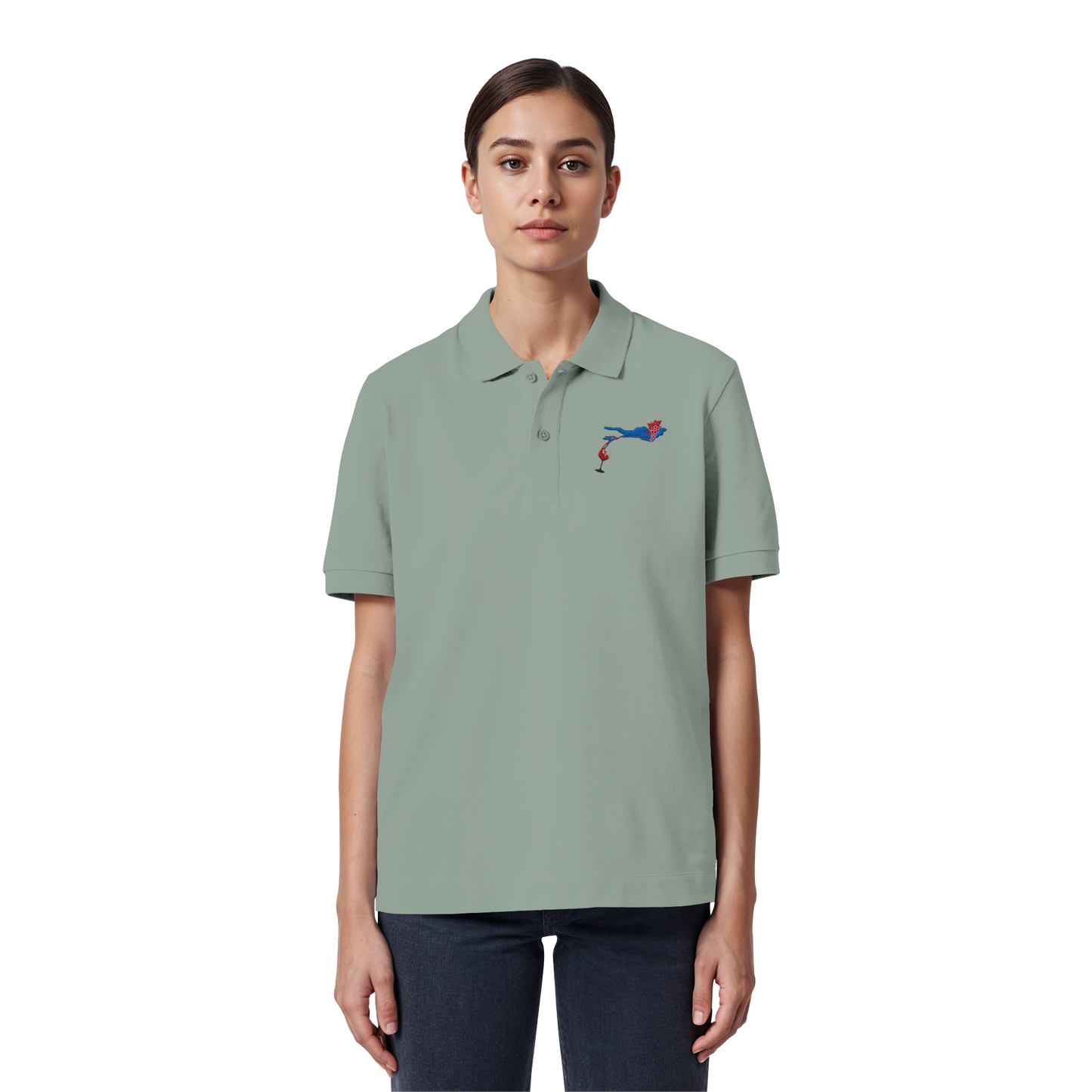 Weindesign Hirsch Organic Polo Shirt