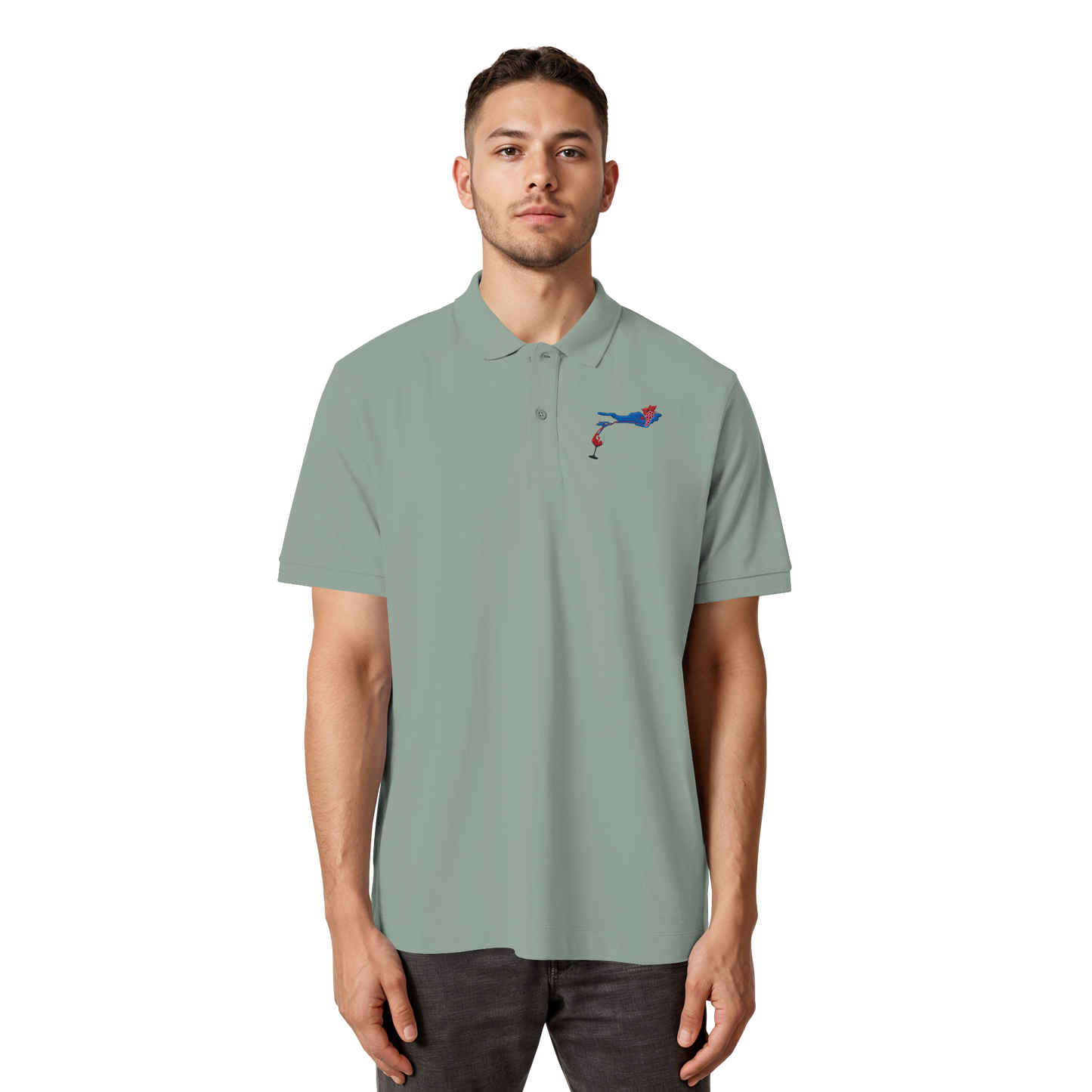 Weindesign Hirsch Organic Polo Shirt