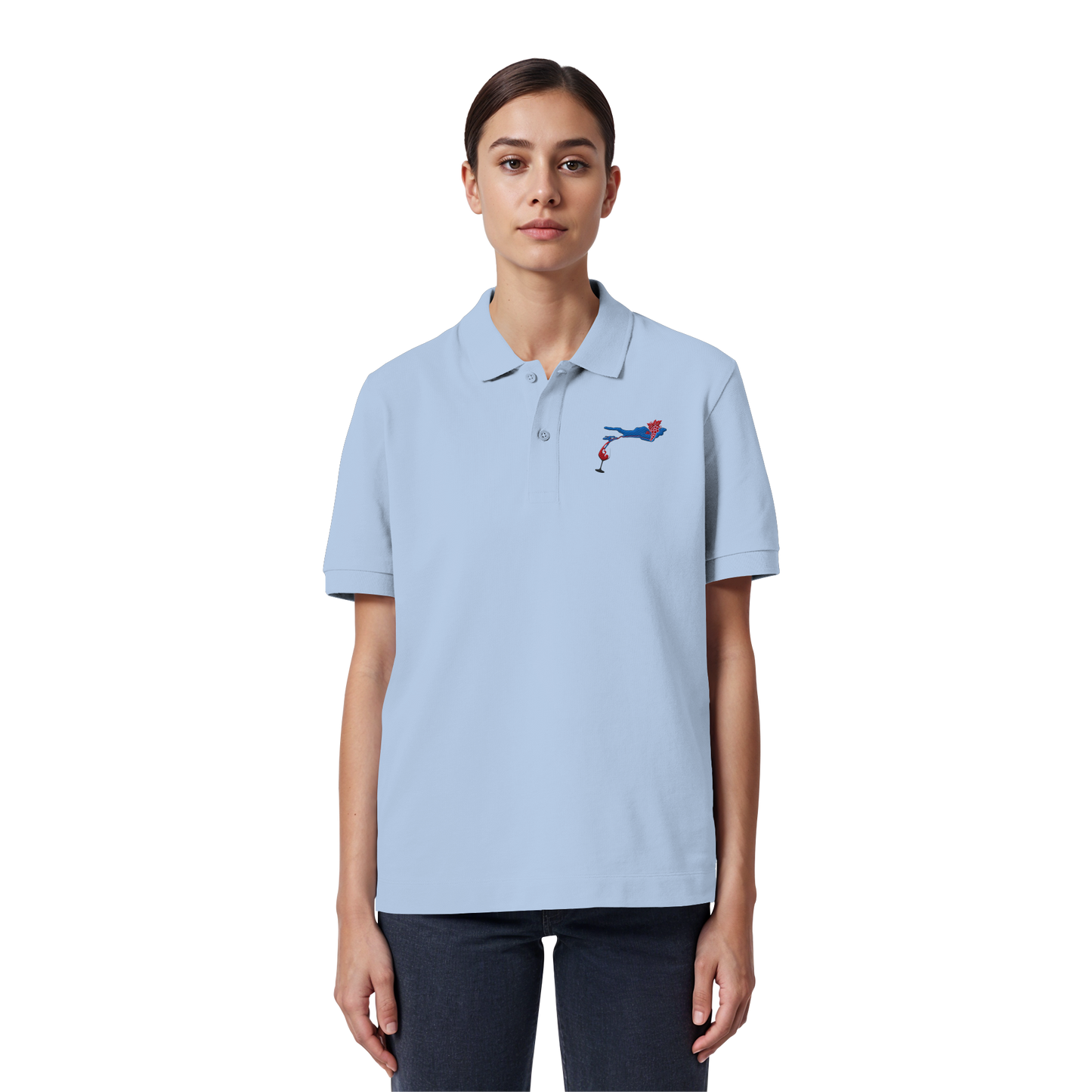 Weindesign Hirsch Organic Polo Shirt