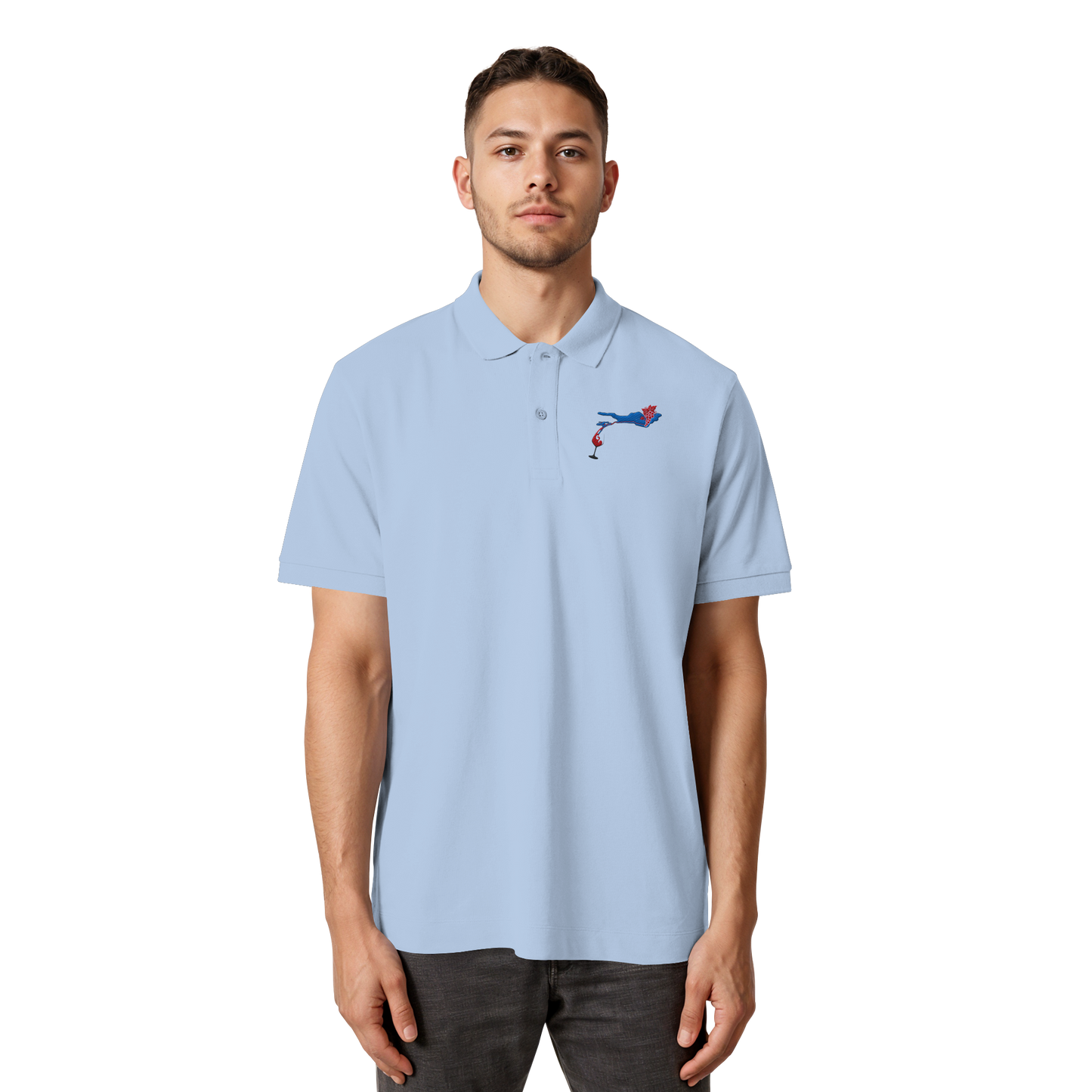 Weindesign Hirsch Organic Polo Shirt
