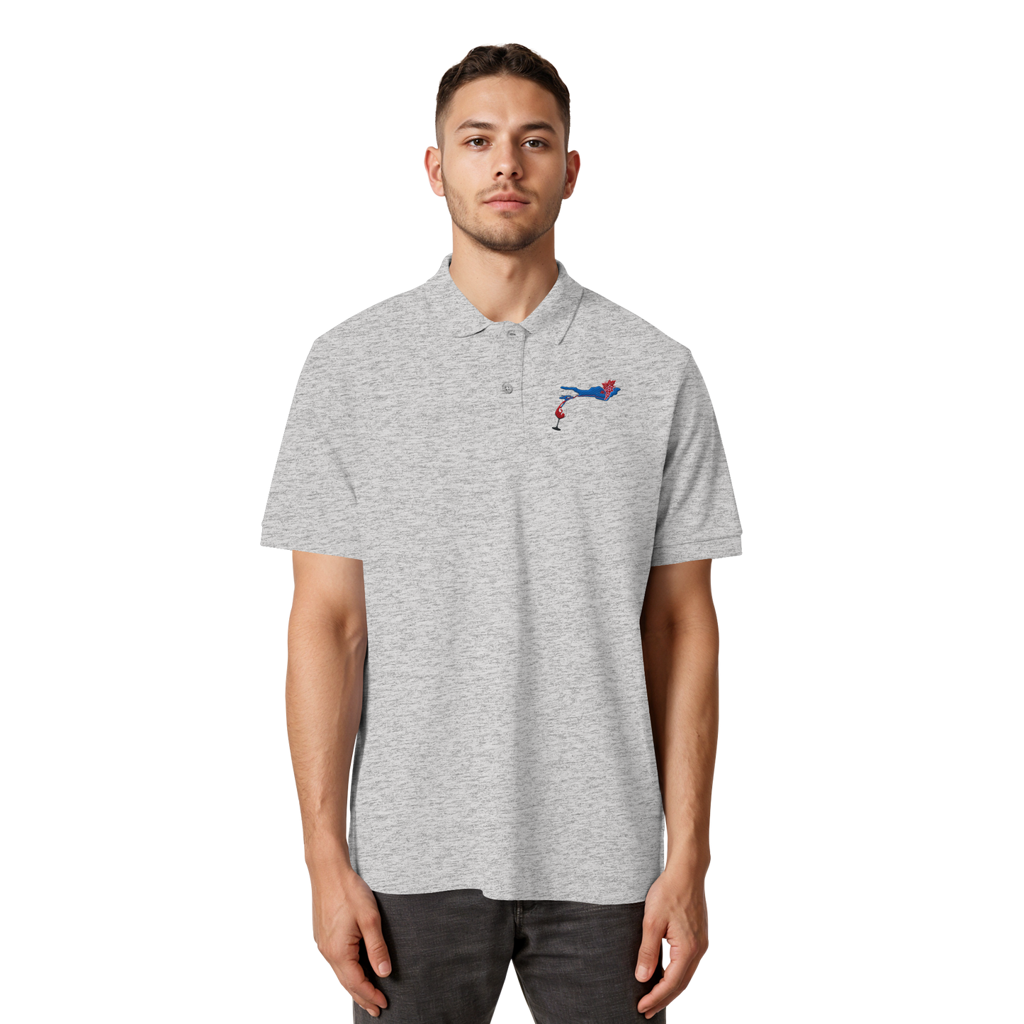 Weindesign Hirsch Organic Polo Shirt