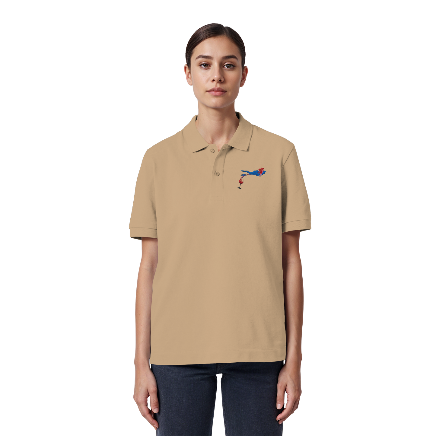 Weindesign Hirsch Organic Polo Shirt