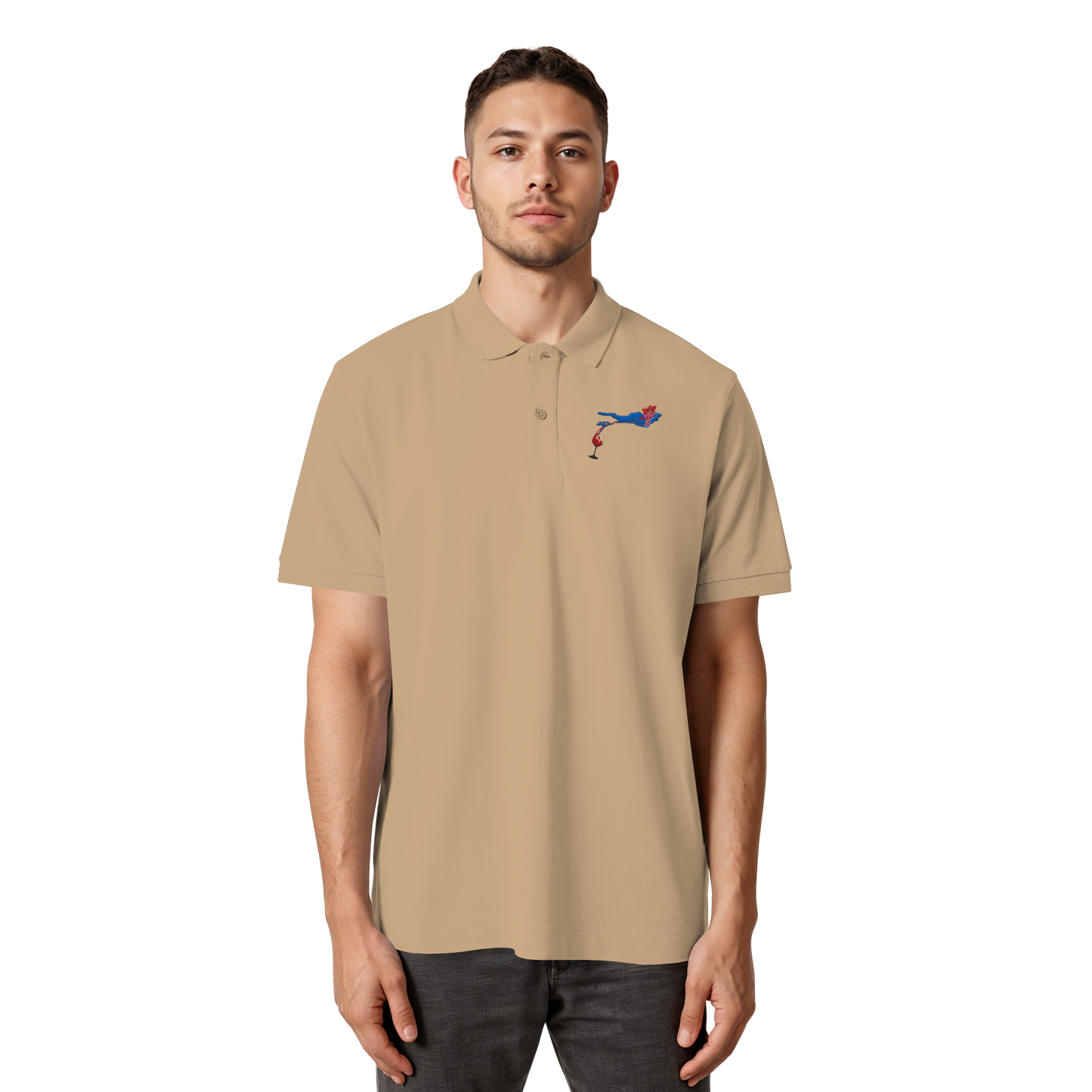 Weindesign Hirsch Organic Polo Shirt