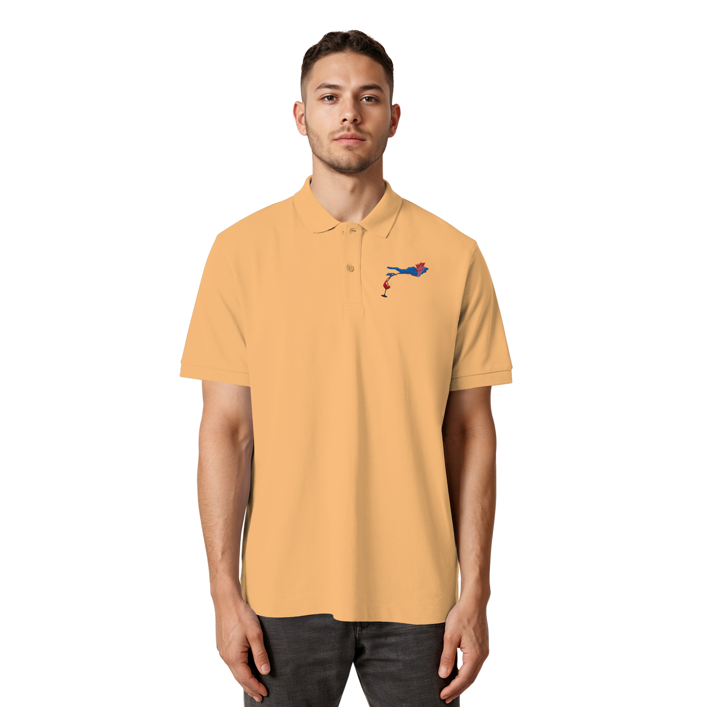 Weindesign Hirsch Organic Polo Shirt