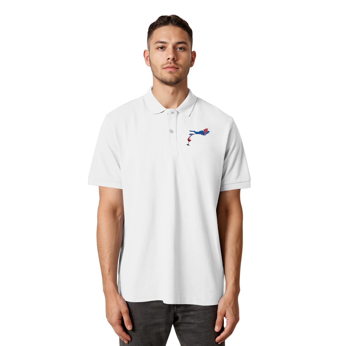 Weindesign Hirsch Organic Polo Shirt
