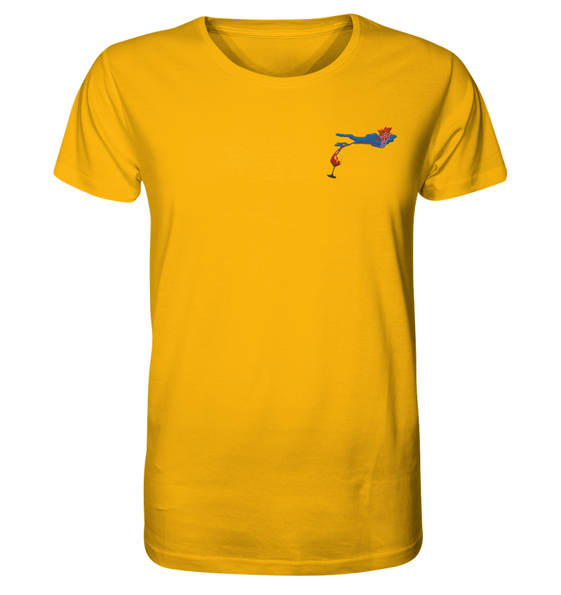 Grape with Wine Glass Men's T-Shirt