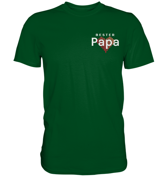 Bester Papa mit Herz Shirt