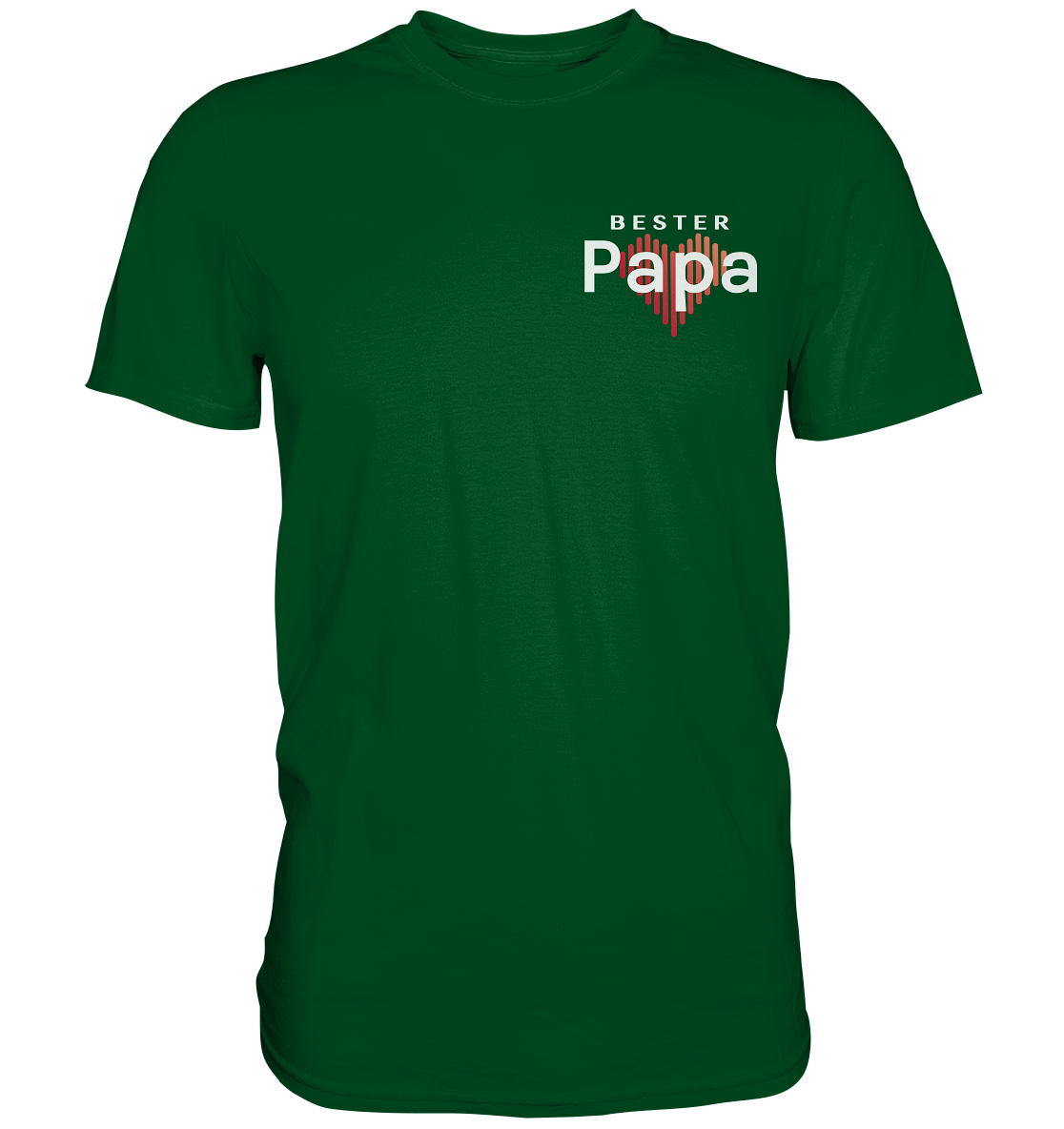 Best Dad with Heart Premium Shirt