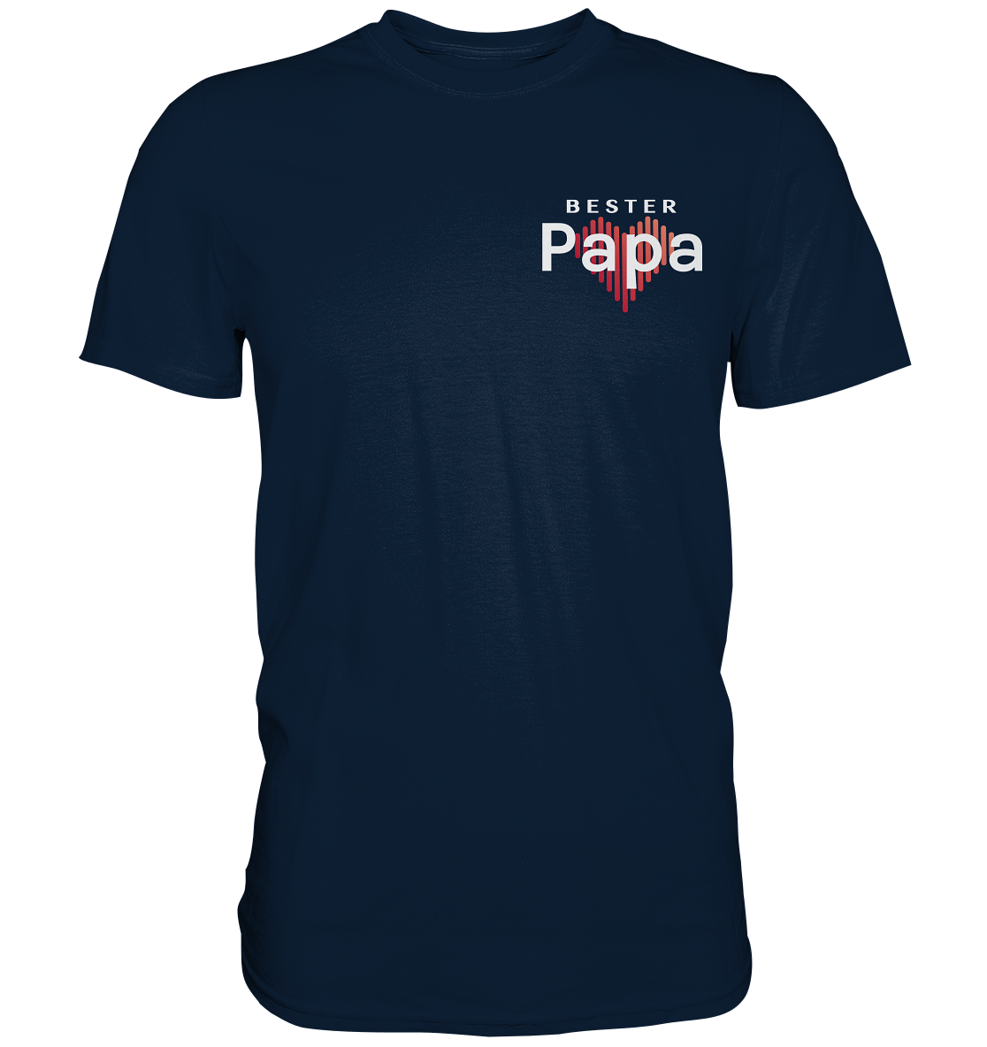 Best Dad with a Heart Shirt
