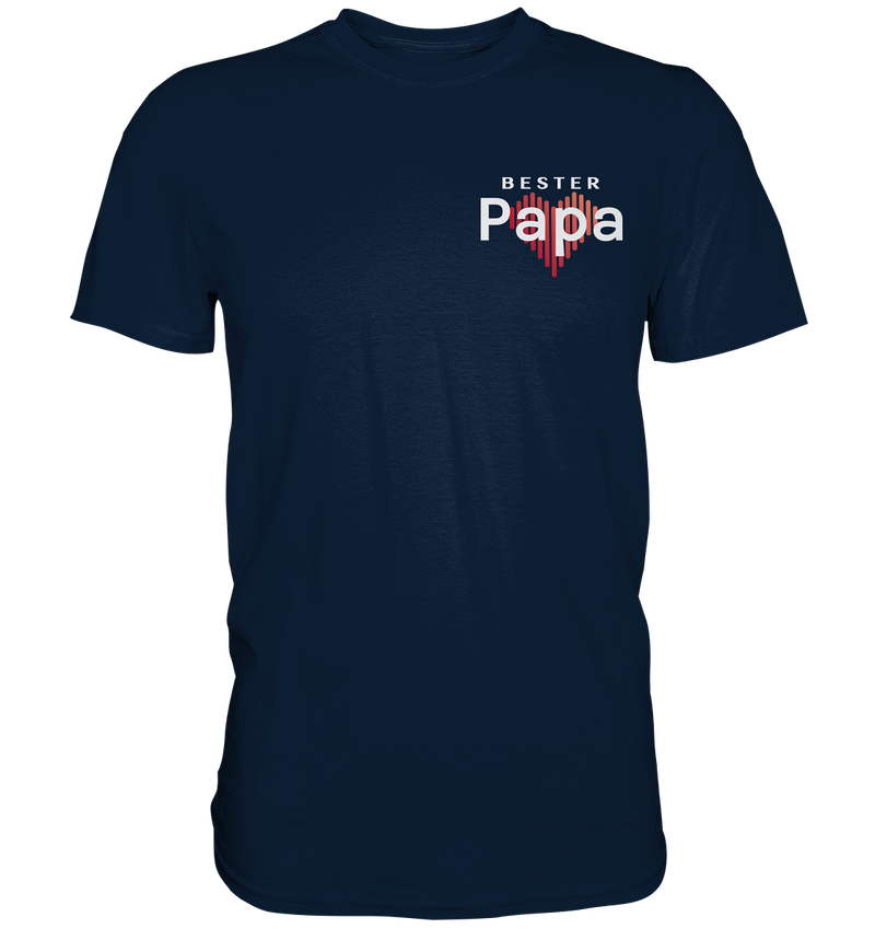 Best Dad with a Heart Shirt