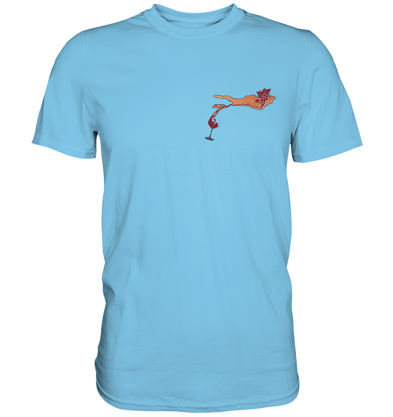 Lake Constance Wine Glass Men's T-Shirt