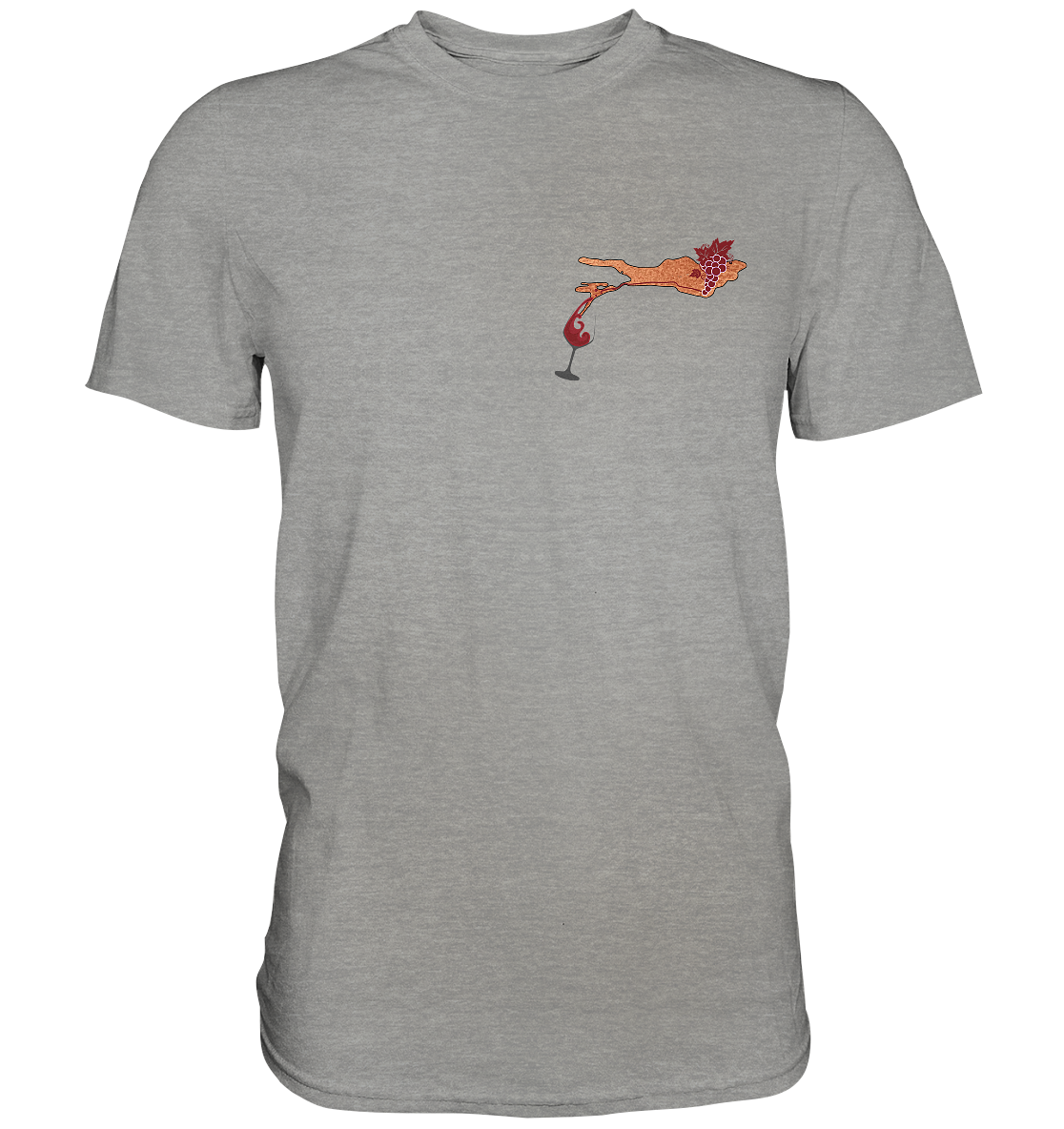 Lake Constance Wine Glass Men's T-Shirt