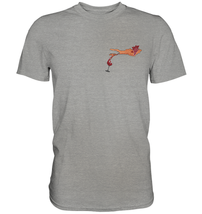 Lake Constance Wine Glass Men's T-Shirt