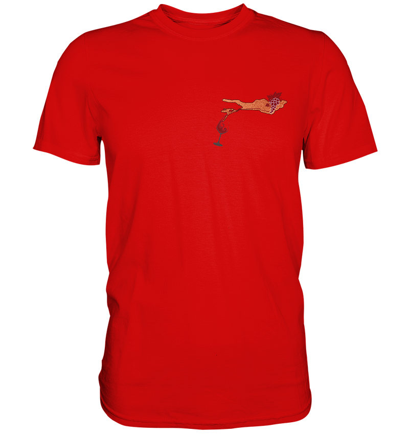 Lake Constance Wine Glass Men's T-Shirt