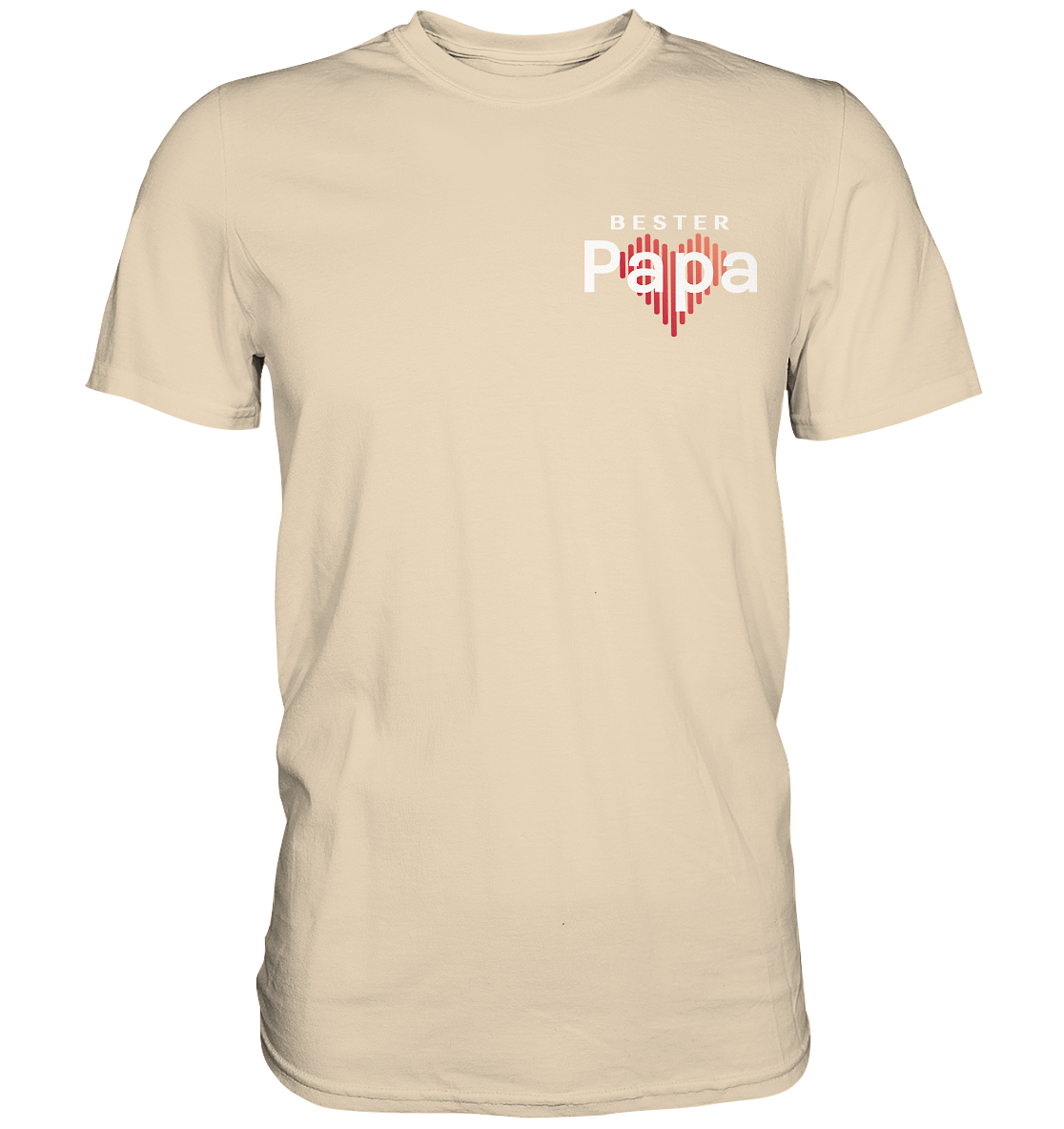 Best Dad with a Heart Shirt