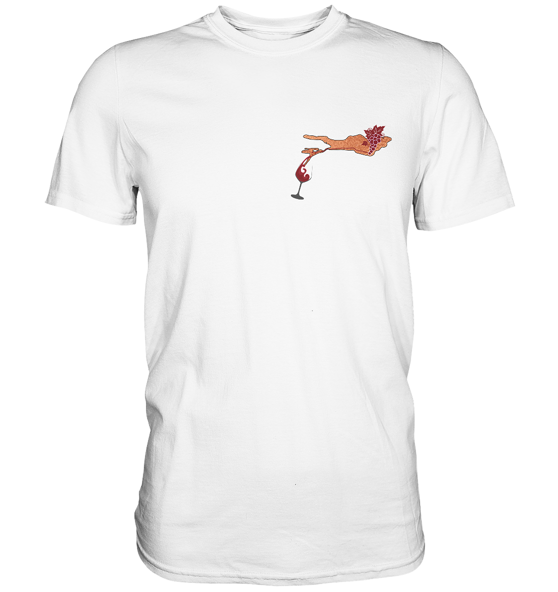 Lake Constance Wine Glass Men's T-Shirt
