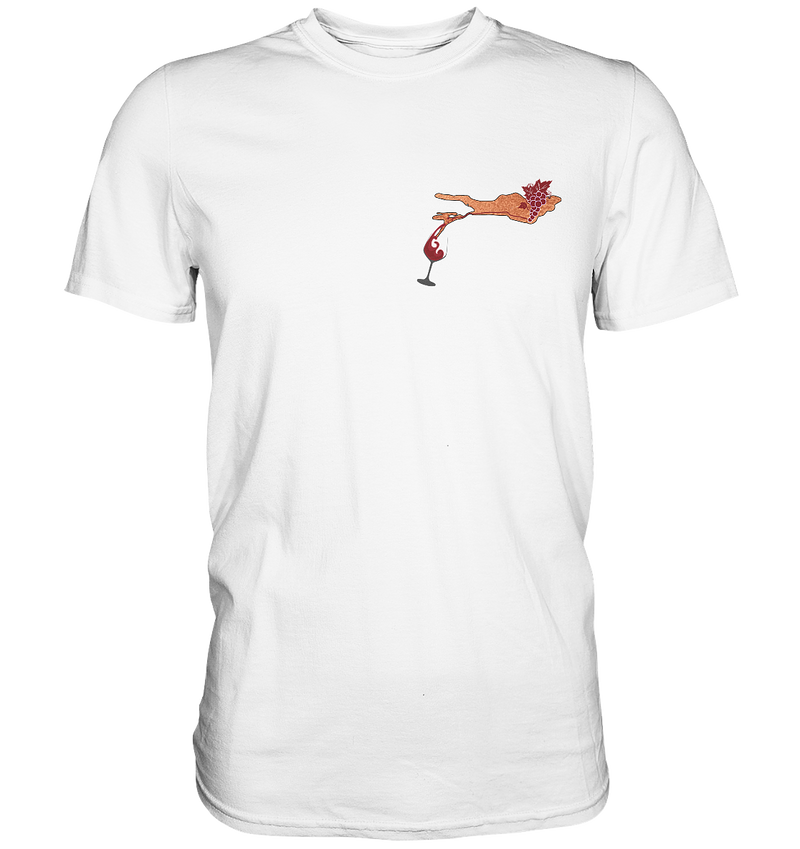 Lake Constance Wine Glass Men's T-Shirt