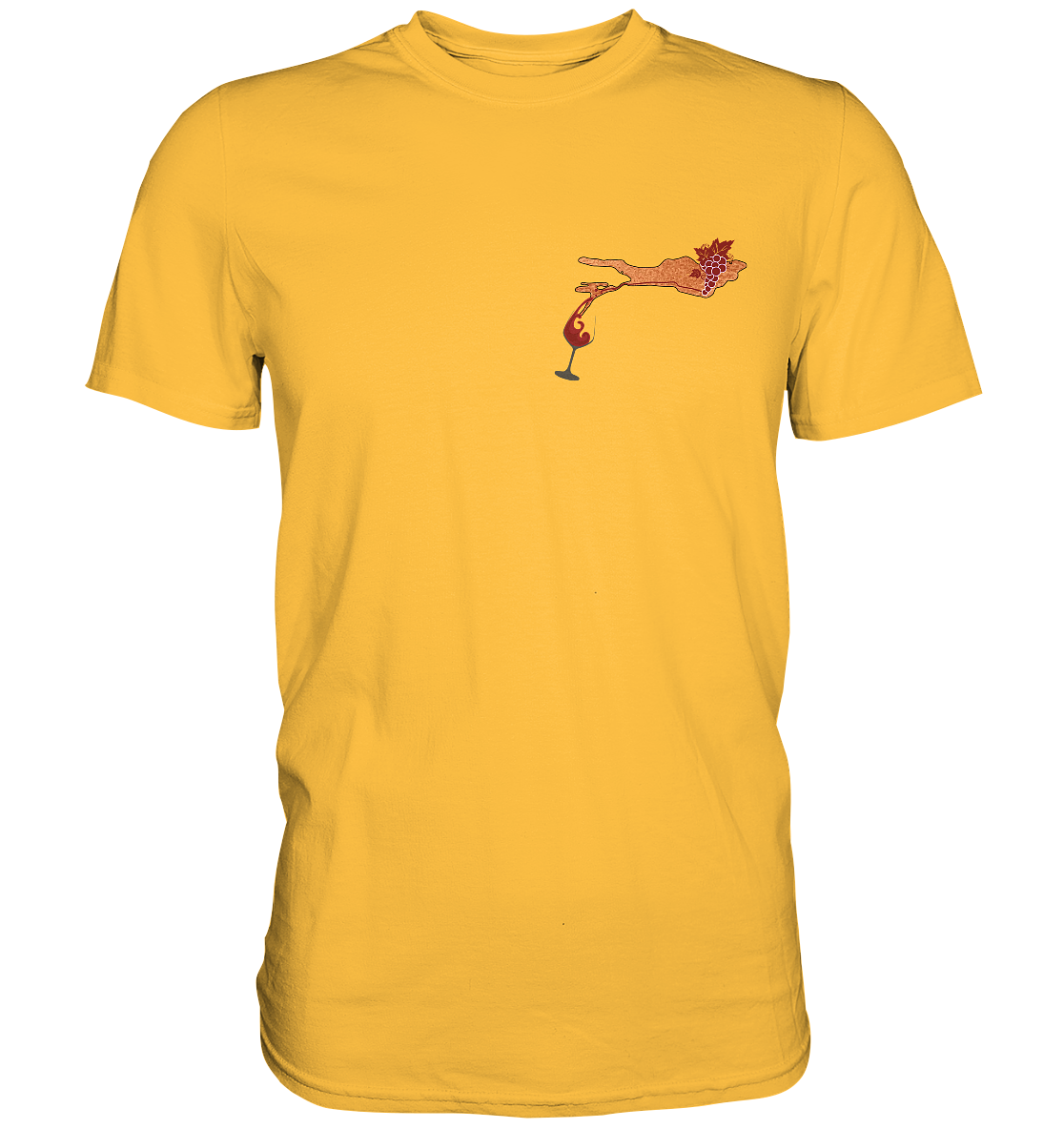 Lake Constance Wine Glass Men's T-Shirt