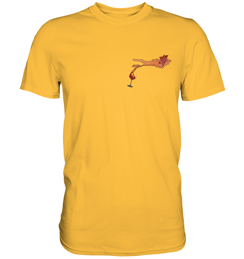 Lake Constance Wine Glass Men's T-Shirt