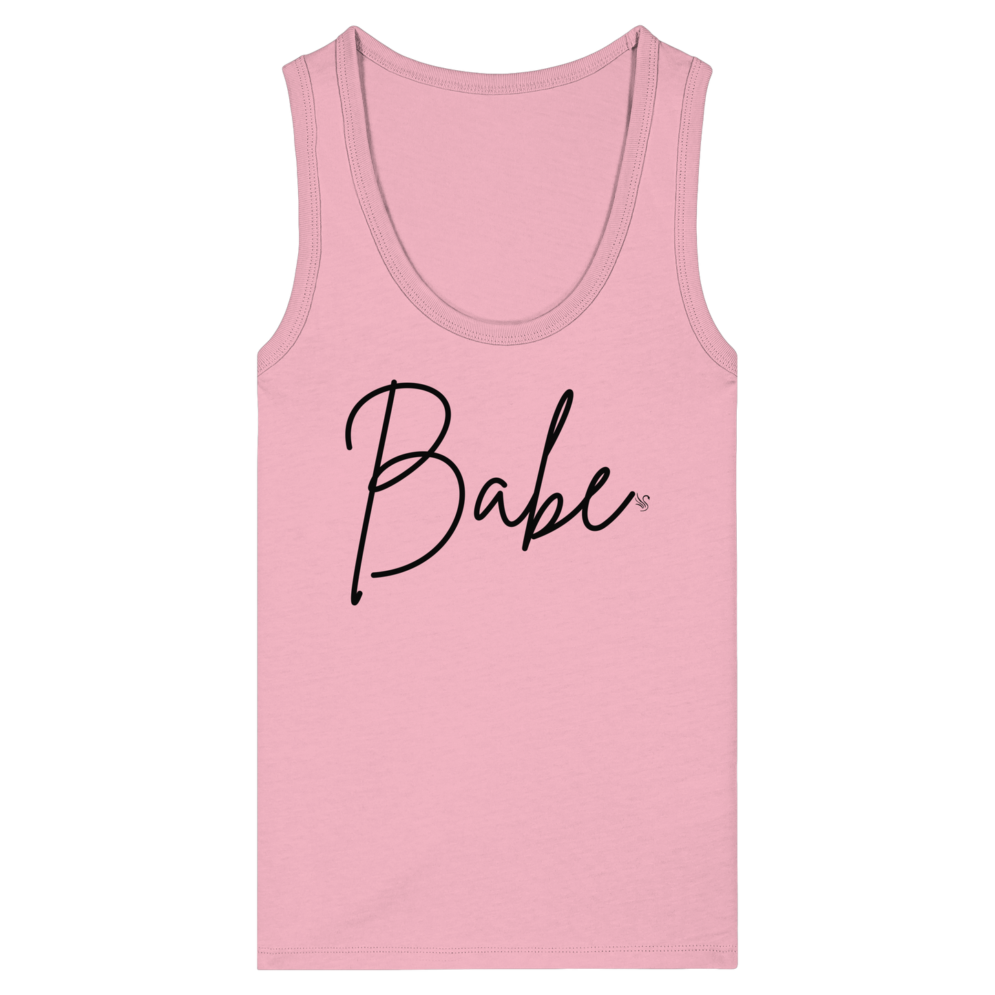 Babe Black Tank Top Women - Women's Organic Fitted Tank Top