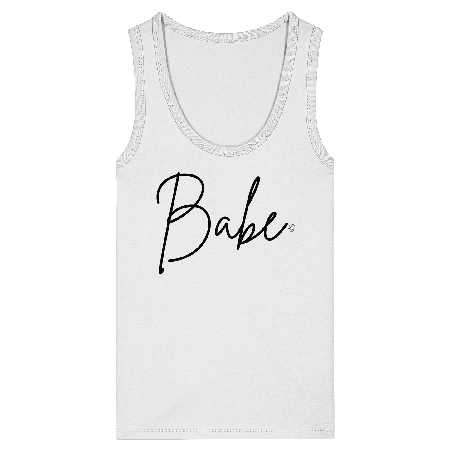 Babe Black Tank Top Women - Women's Organic Fitted Tank Top