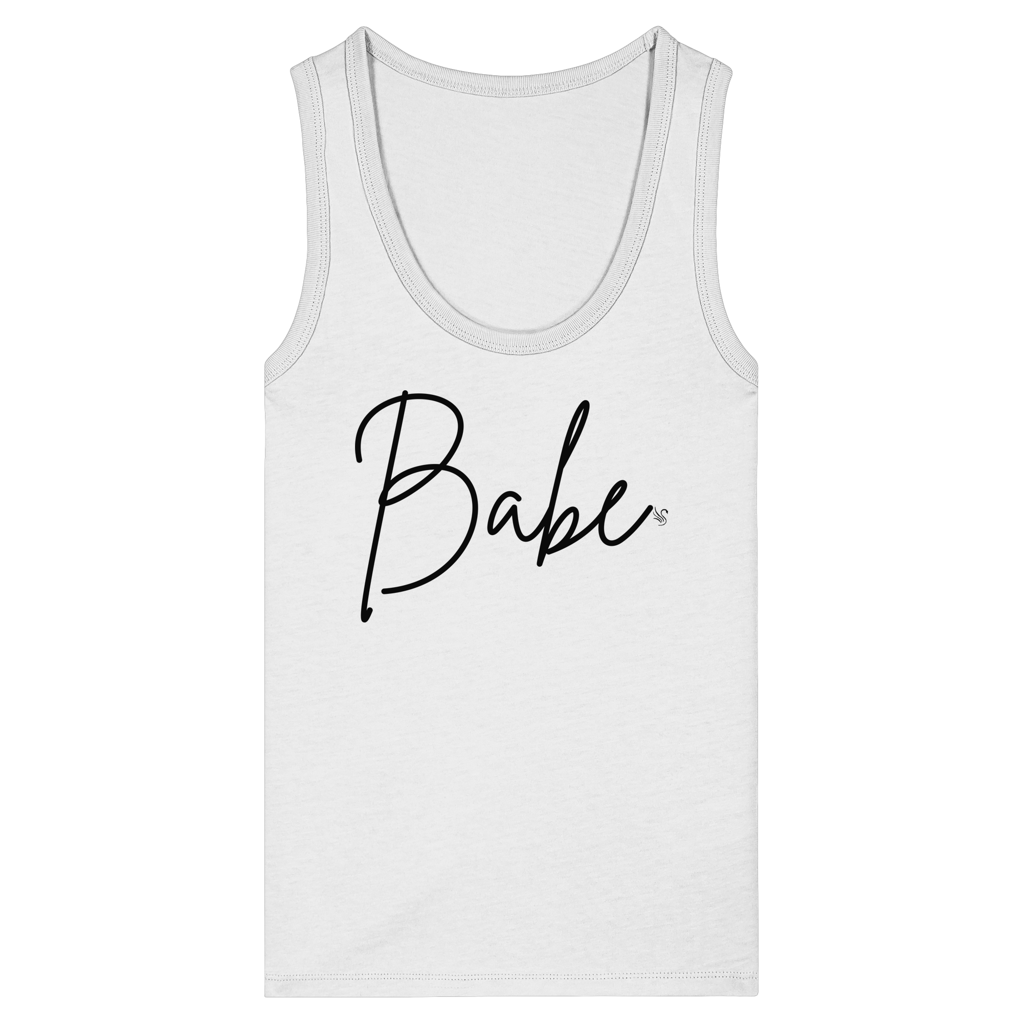 Babe schwarz Tank Top Damen - Womens Organic Fitted Tank Top