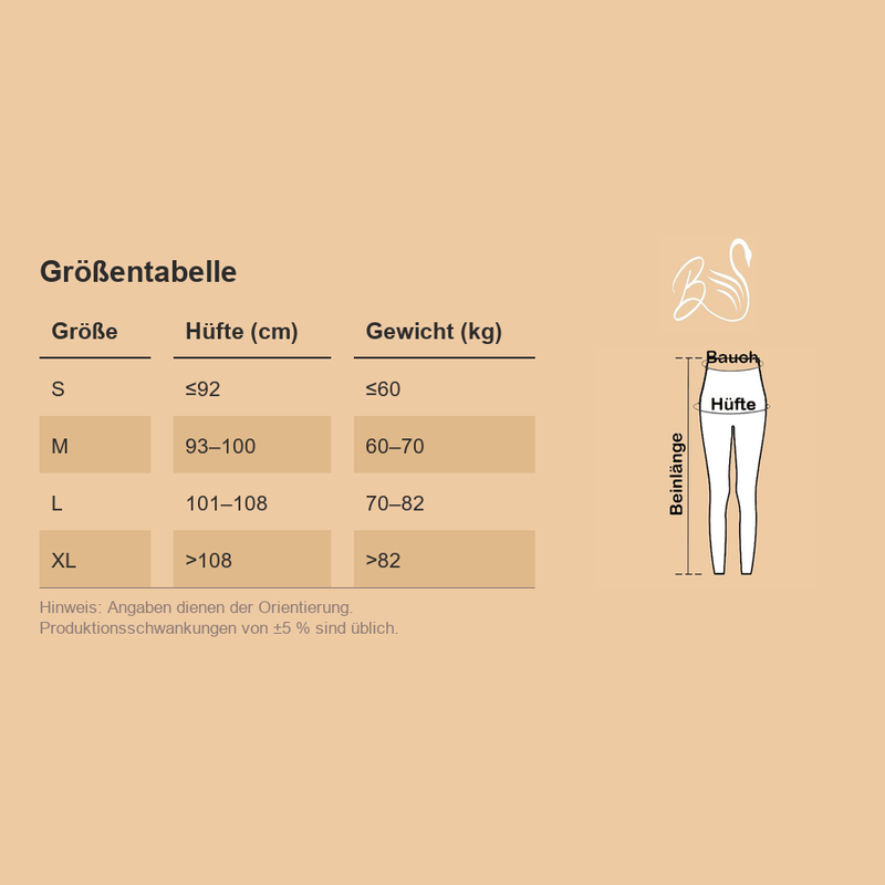 Größentabelle