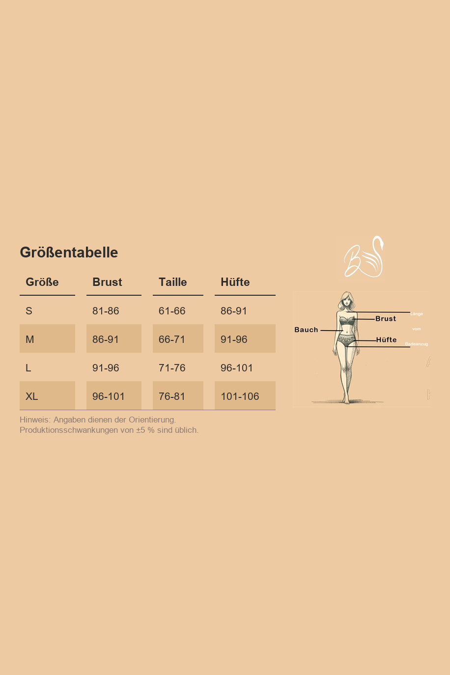 Größentabelle