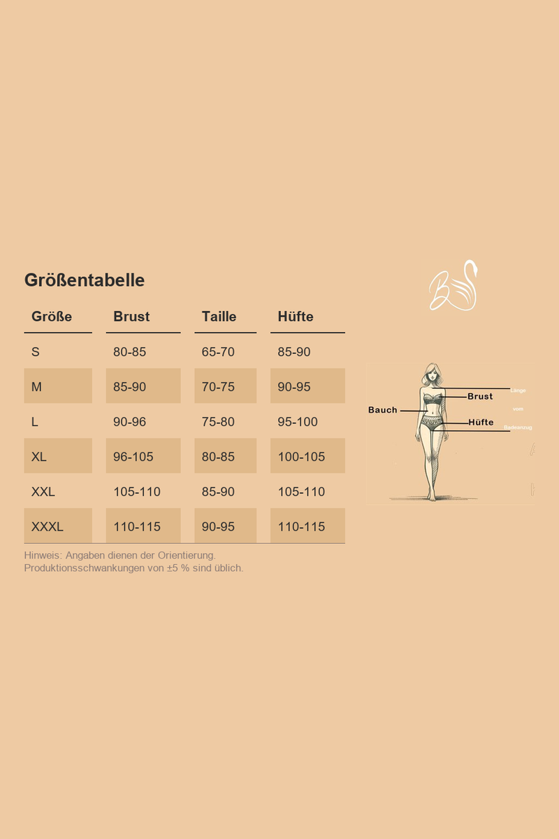 Größentabelle