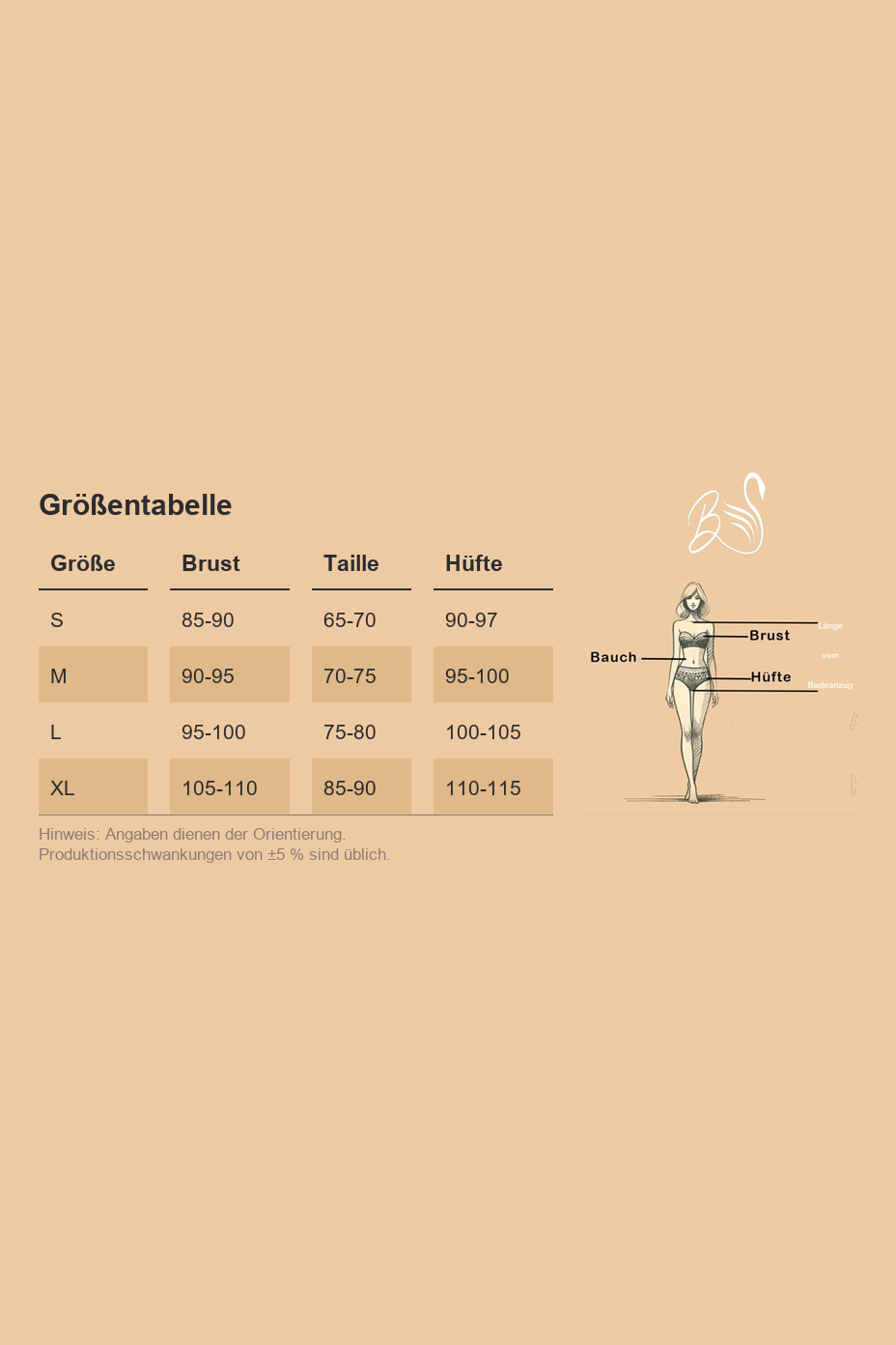 Größentabelle