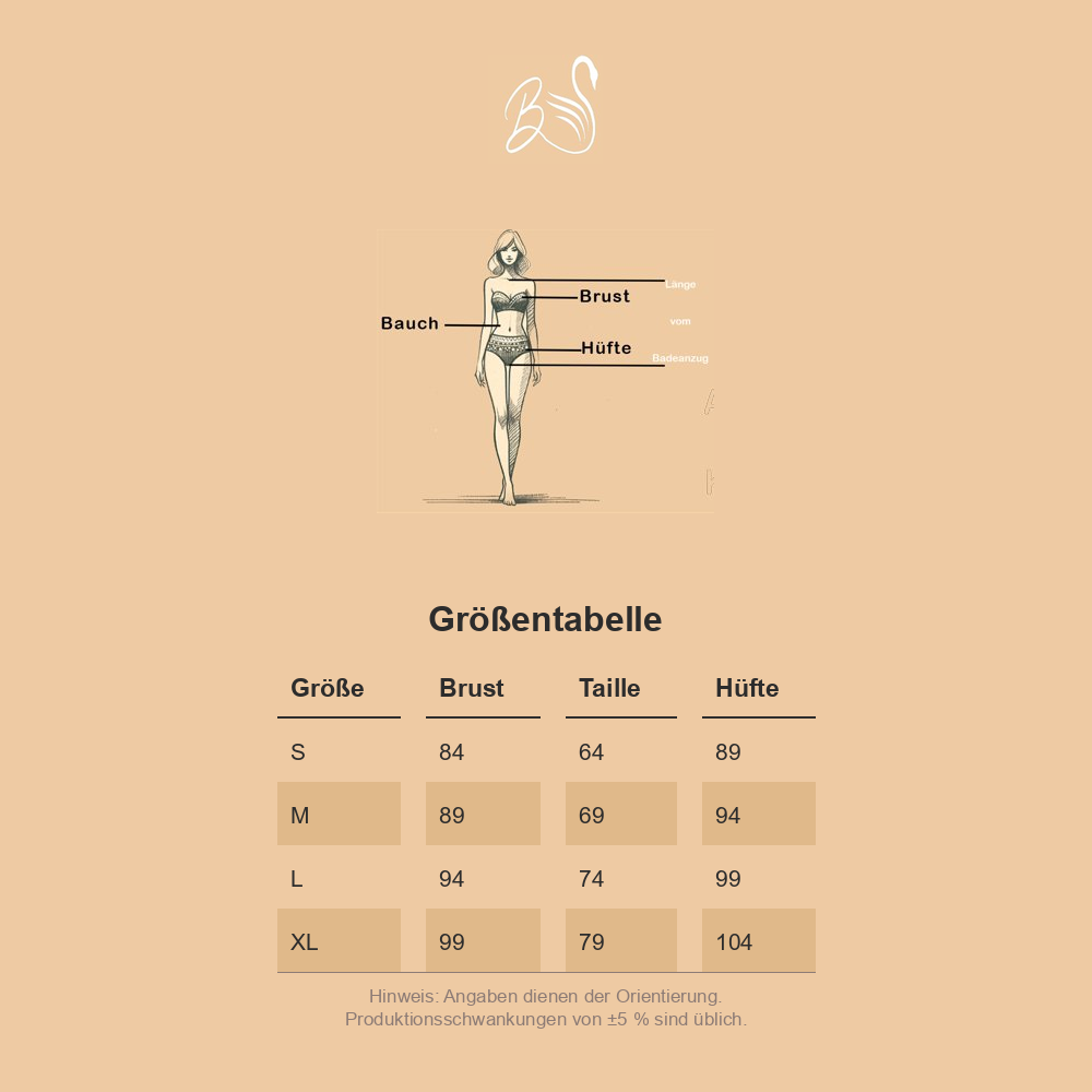 Größentabelle