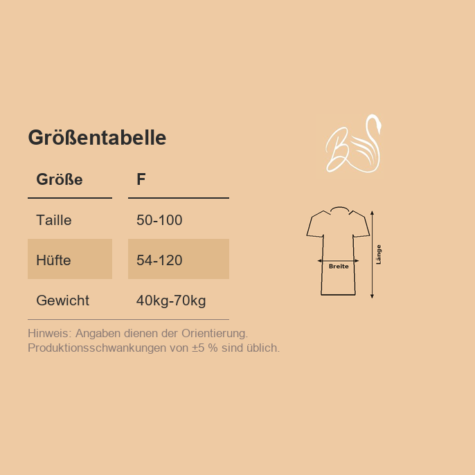 Größentabelle