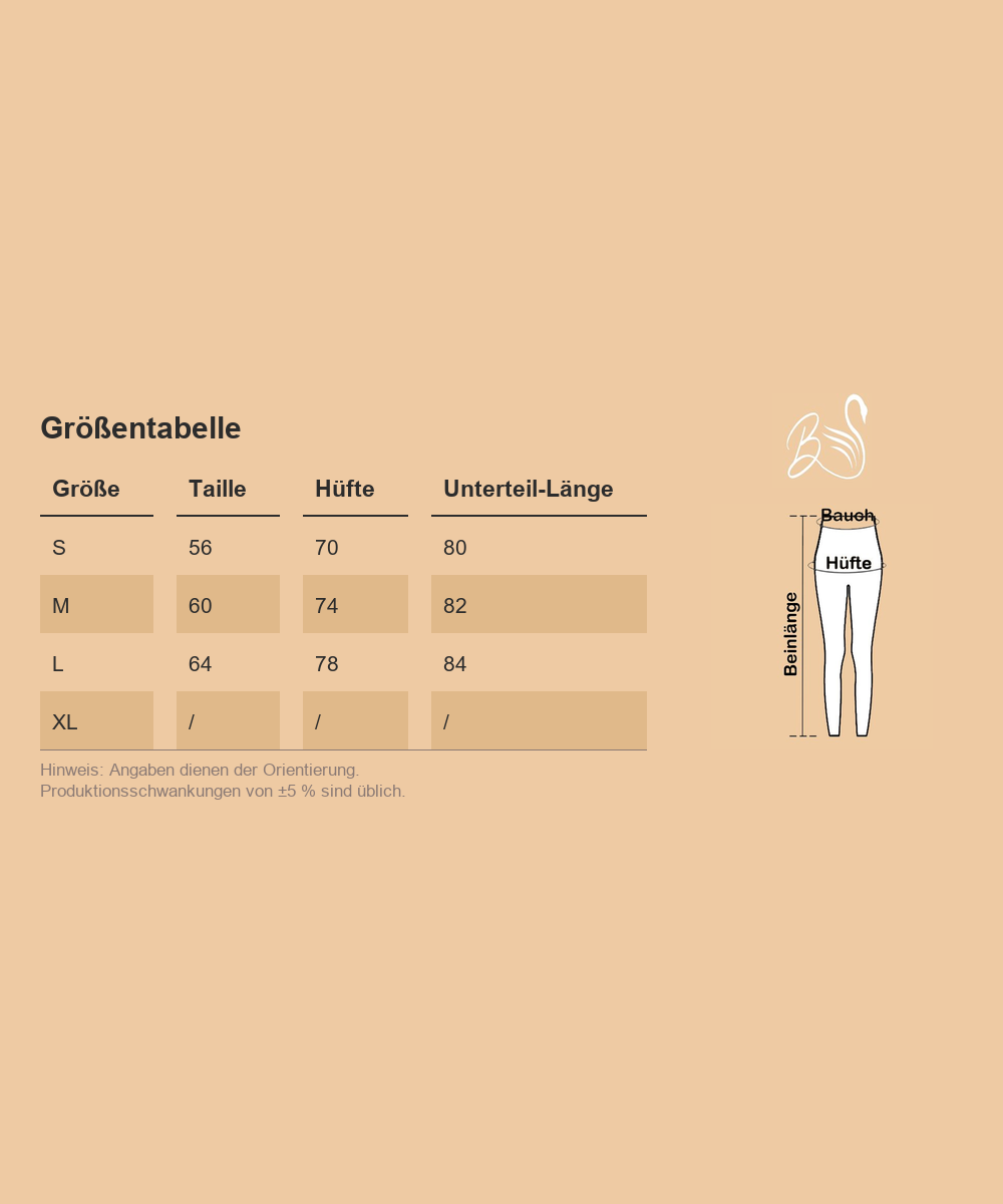 Größentabelle