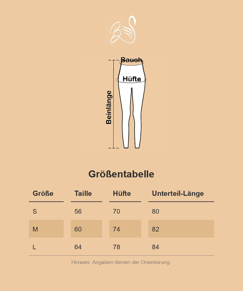 Größentabelle