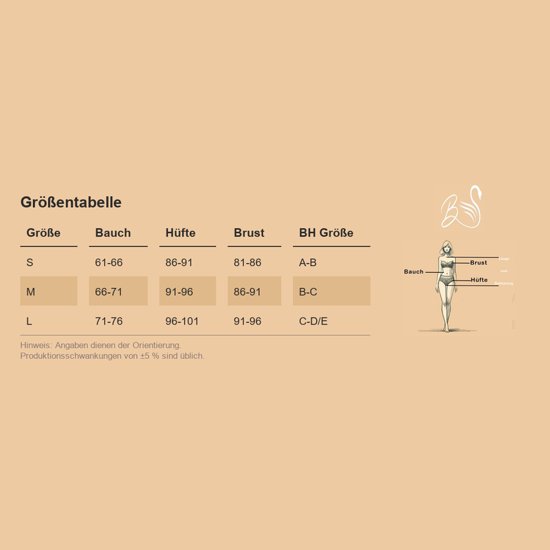 Größentabelle