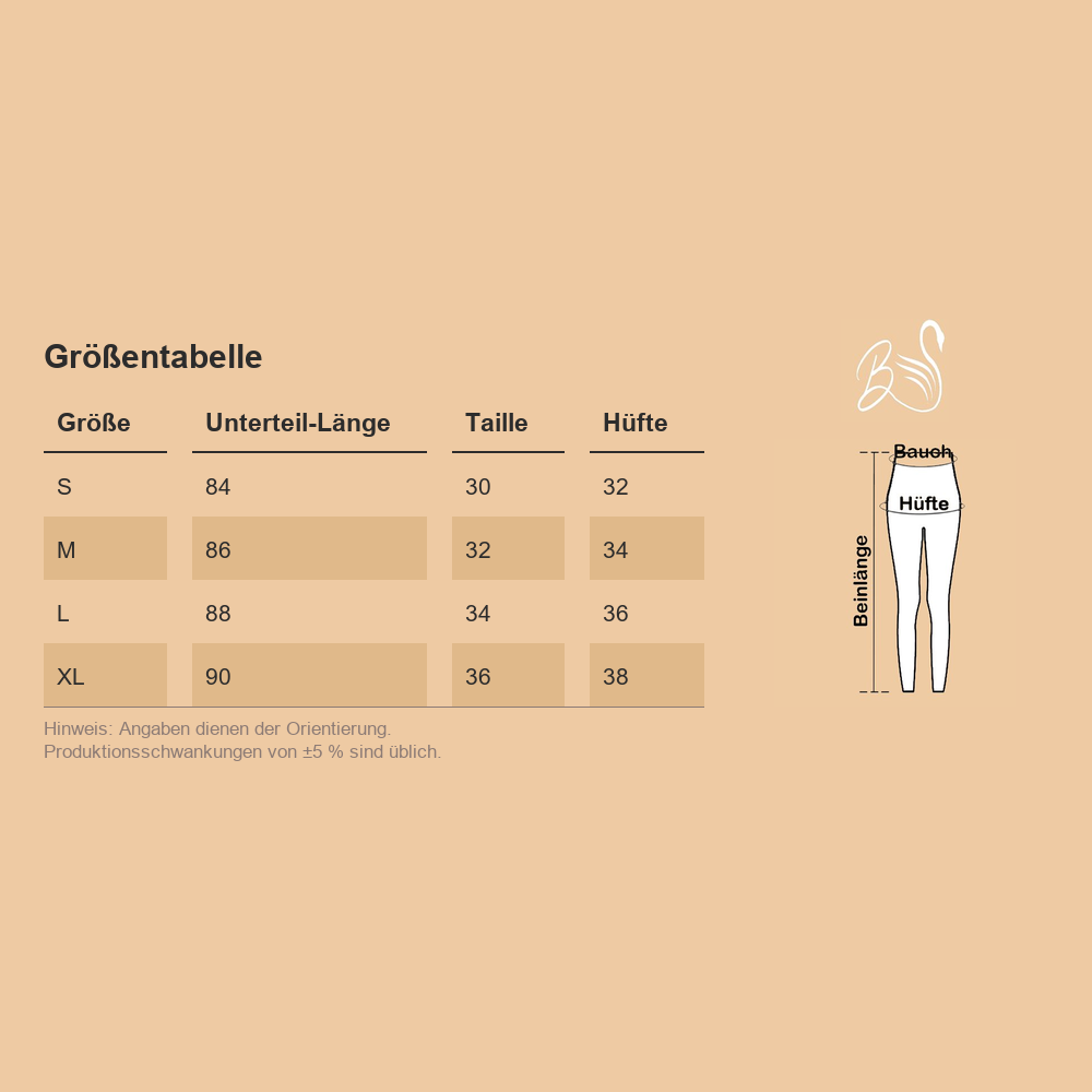 Größentabelle