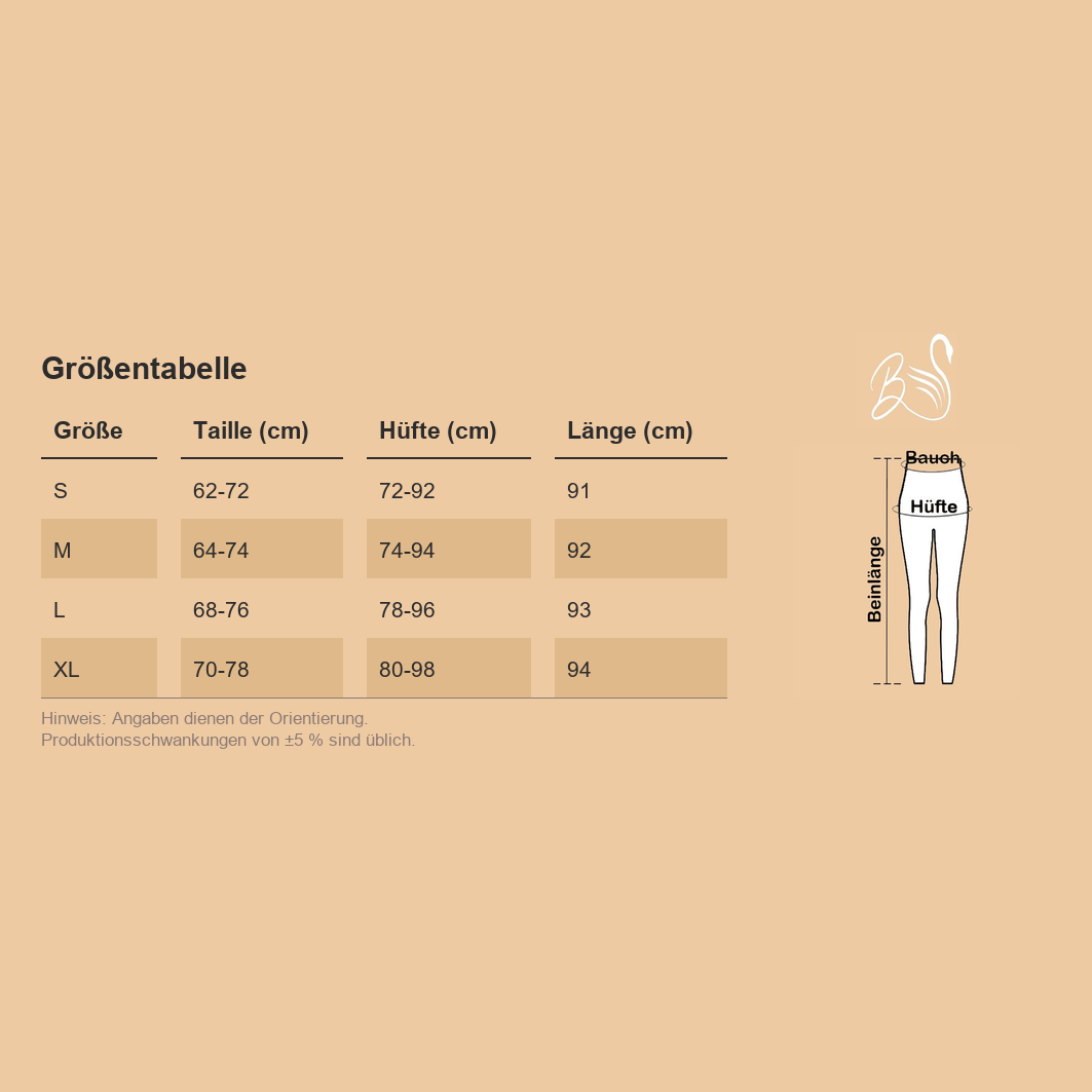 Größentabelle